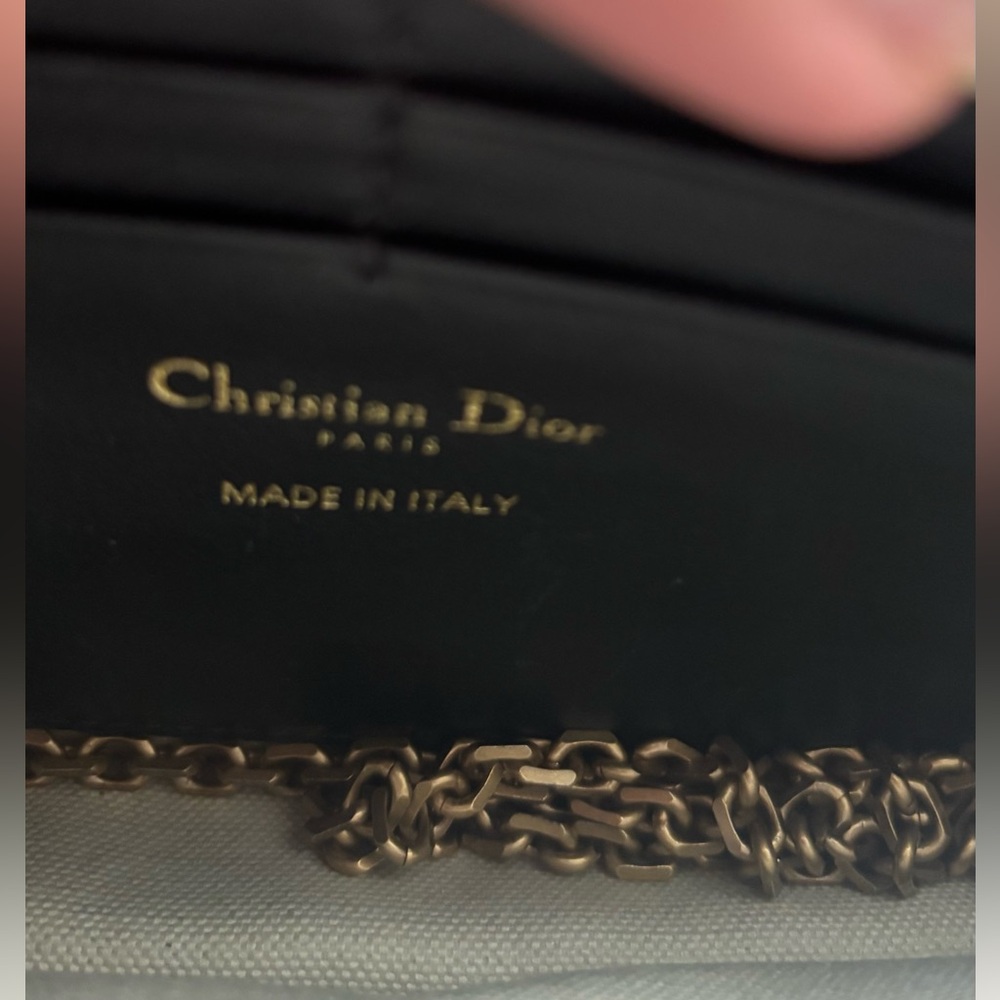 Dior Oblique Saddle Wallet On Chain - Picture 15 of 16